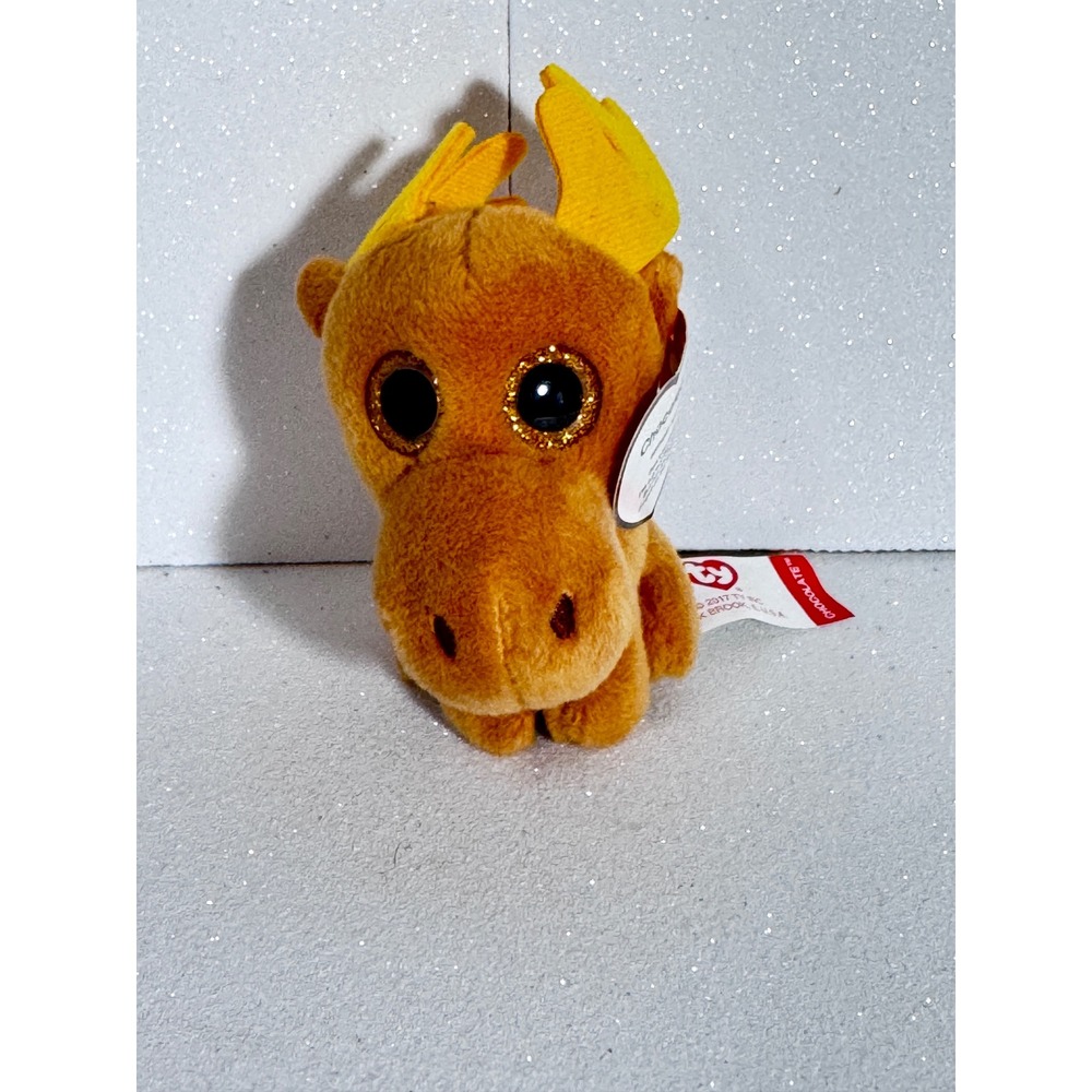 Ty Teenie Beanie Boos Chocolate Moose Plush 2017 McDonalds Happy Meal Toy 4 inch
